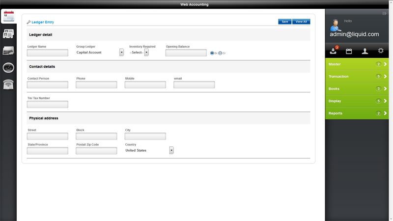 Online Accounting Software screenshot